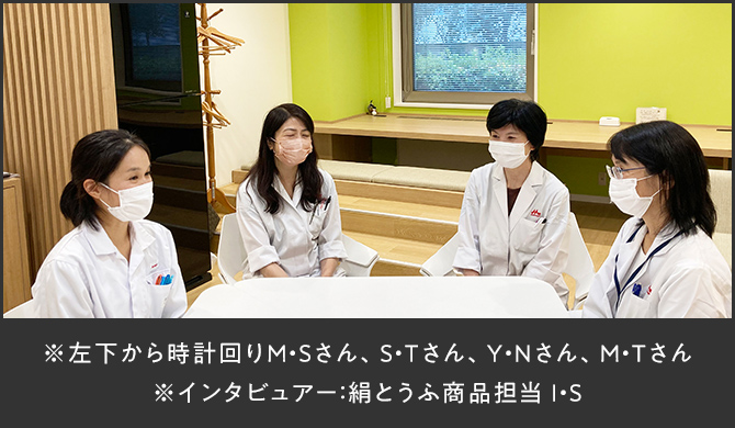 インタビューの様子